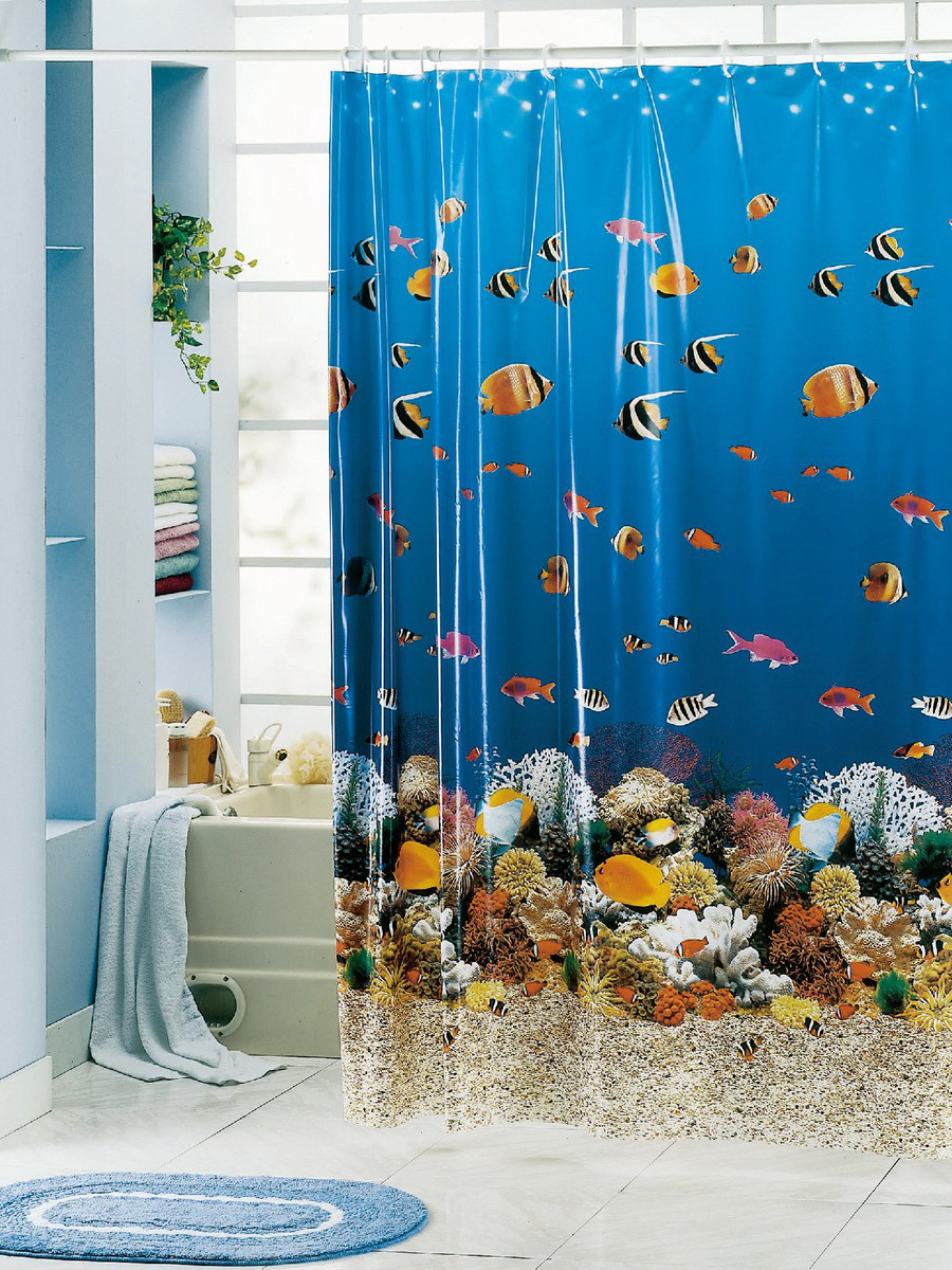 Шторы 871 для ванн ПВХ 180х180см