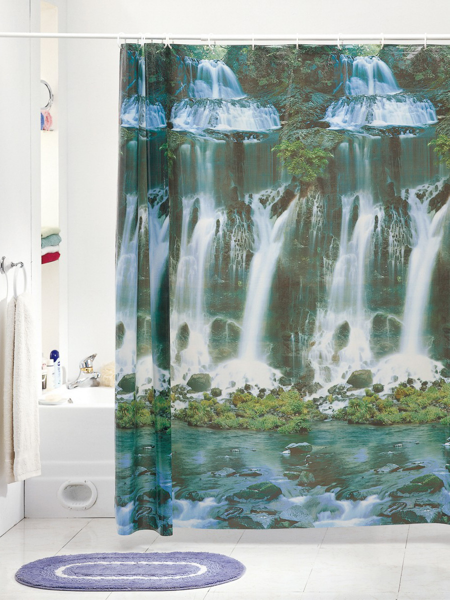 Шторы 925 для ванн ПВХ 180х180см