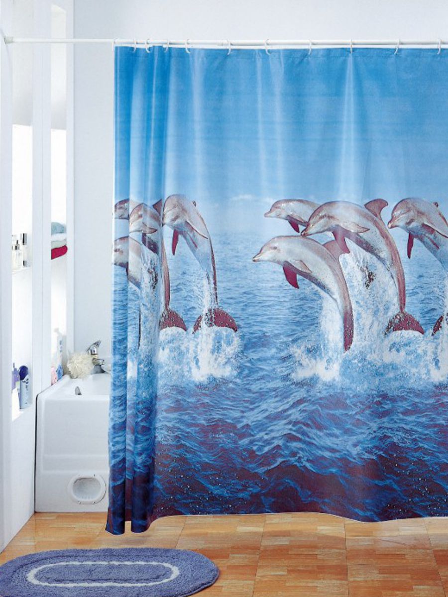 Шторы 963 для ванн ПВХ 180х180см