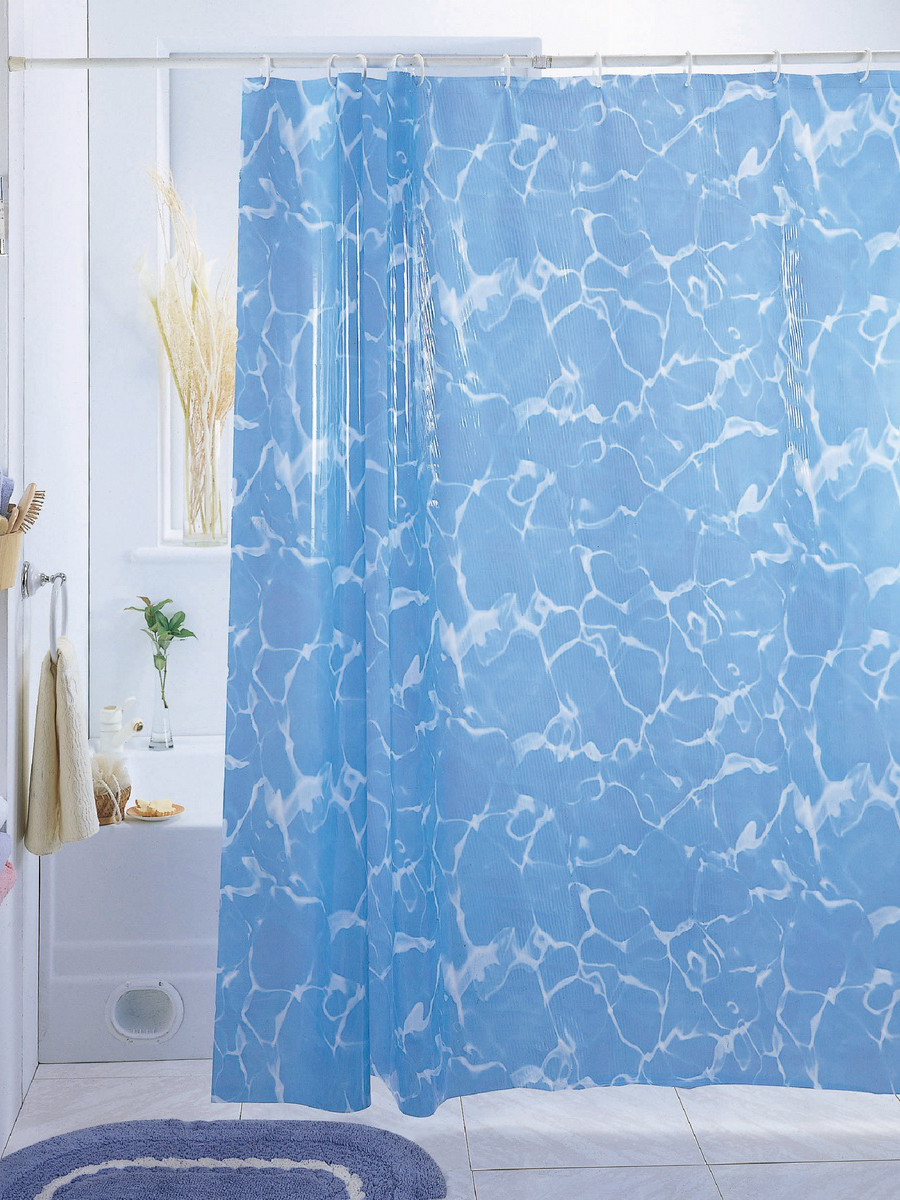 Шторы 885 для ванн ПВХ 180х180см